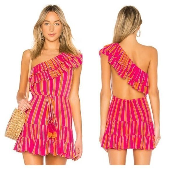 Lovers And Friends Amity Mini Dress - Pink Stripe